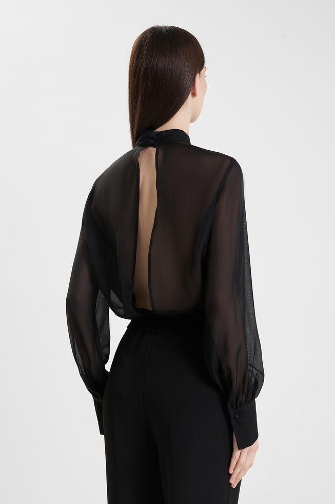 Женское чёрное боди  4