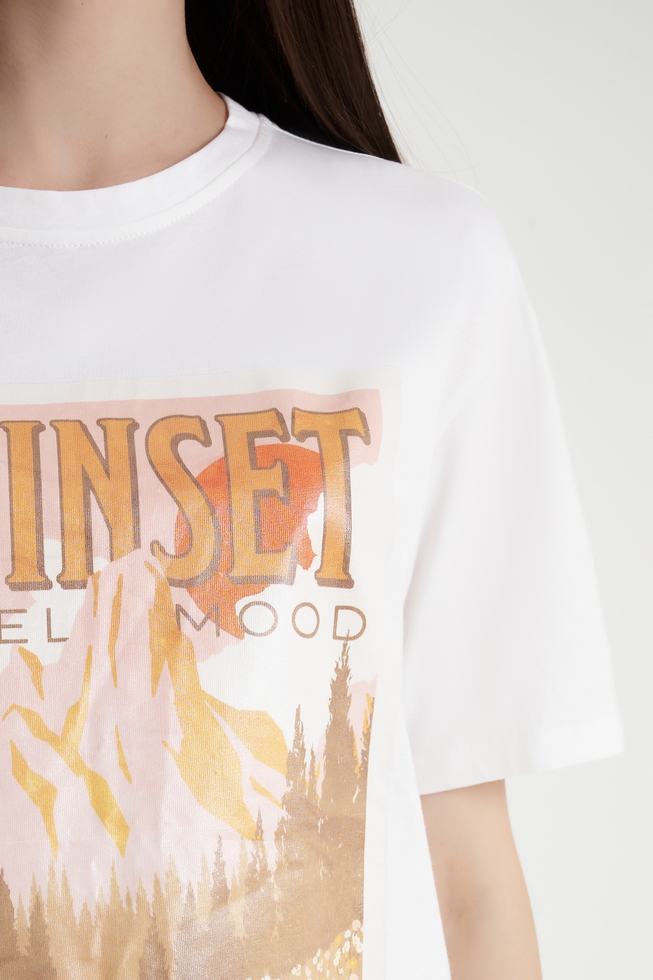 Женская хлопковая футболка 4