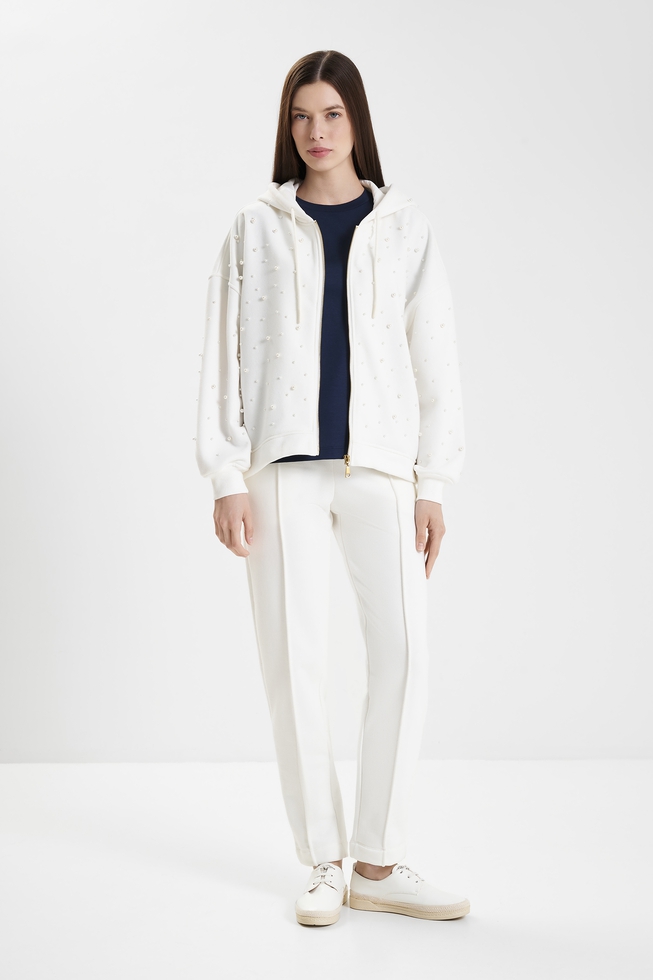 Женский ванильный жакет  3