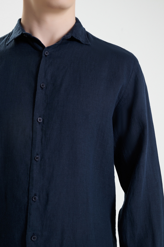 Мужская льняная рубашка 4