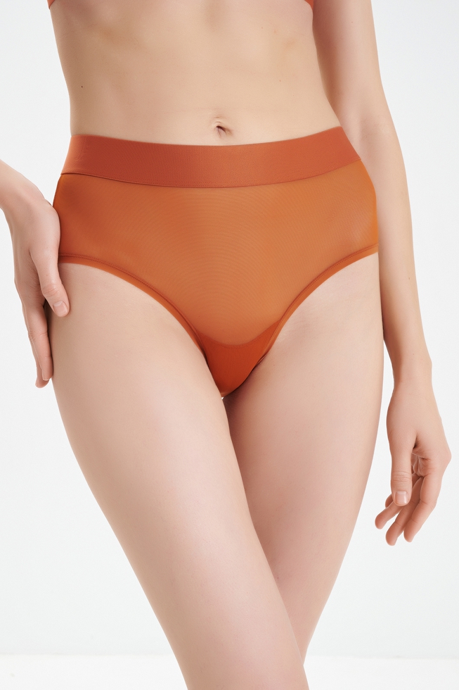 Женские трусы-слипы с высокой талией 1