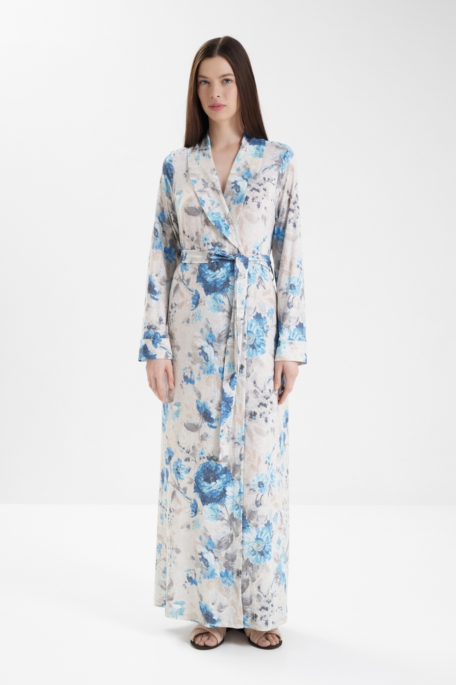 Женский длинный халат 1