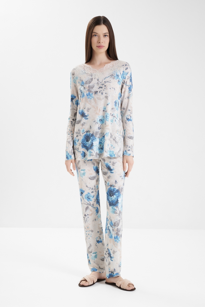 Женская пижама с брюками 1