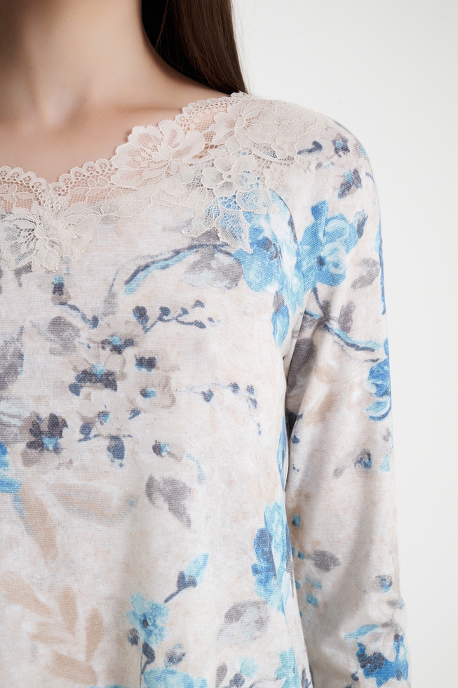 Женская пижама с брюками 5