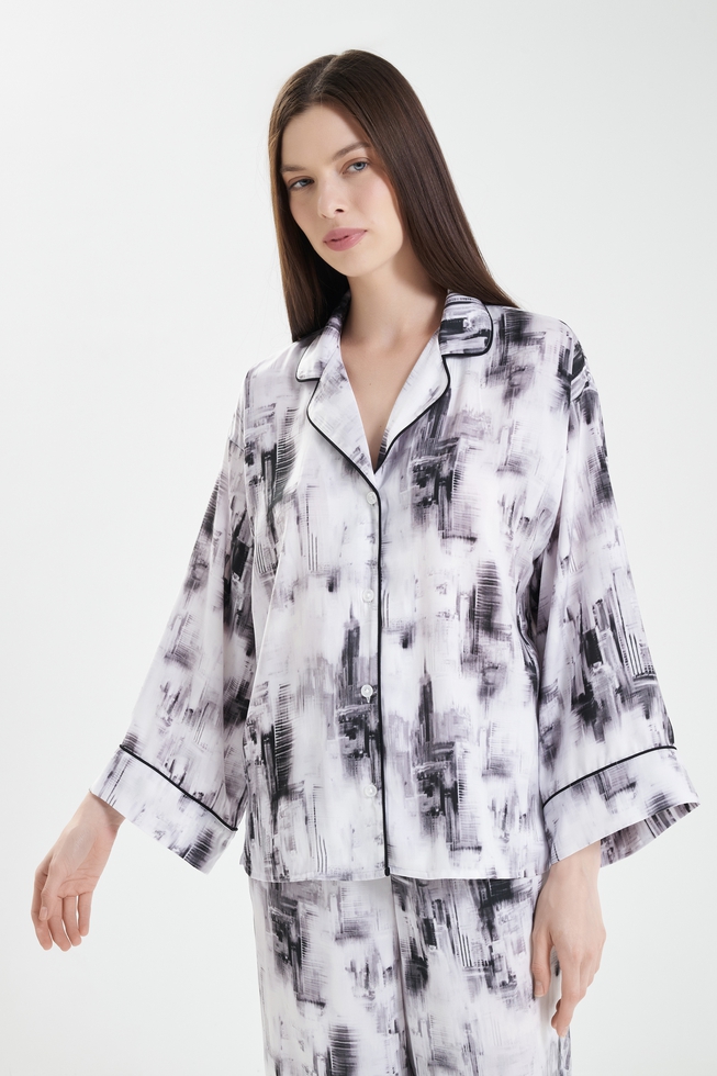 Женская пижама с брюками 3