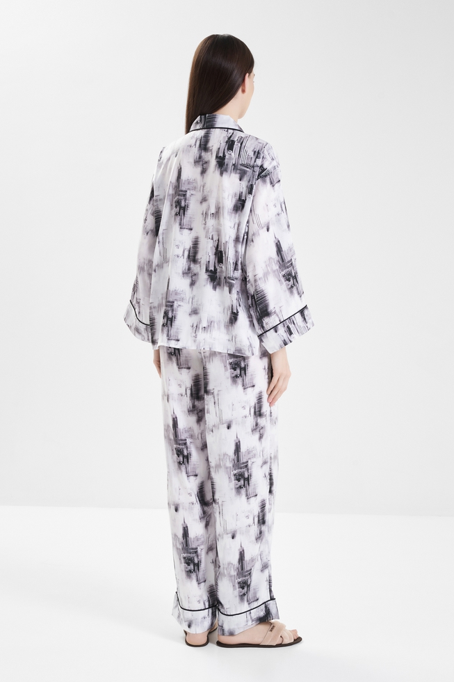 Женская пижама с брюками 2