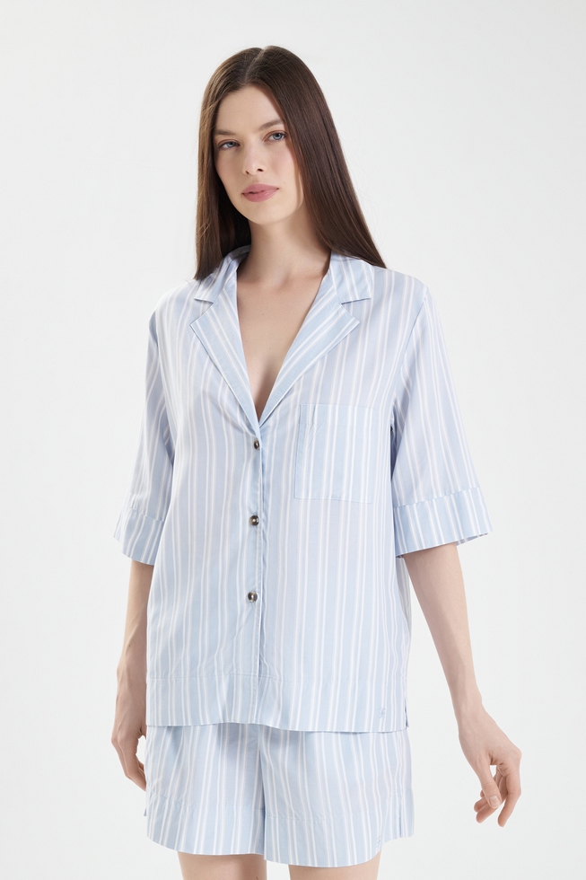  Женская домашняя рубашка-топ  1