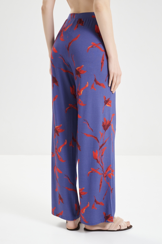  Женские широкие домашние брюки  2