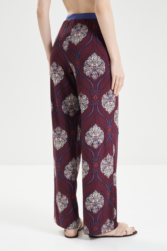  Женские широкие домашние брюки  2