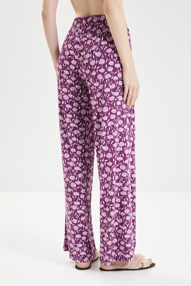  Женские широкие домашние брюки  2