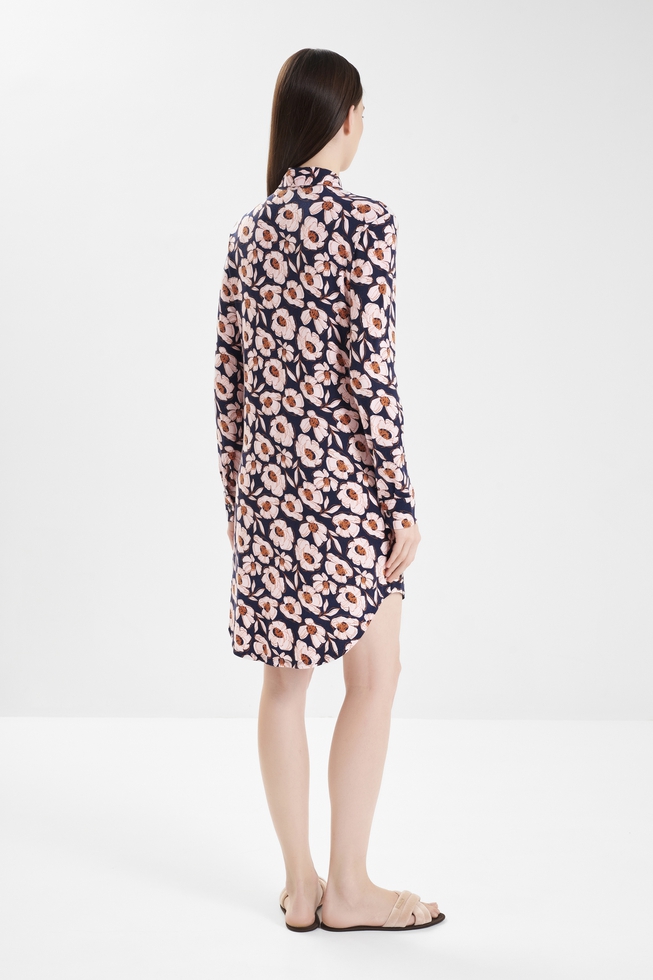 Домашнее платье-рубашка 2