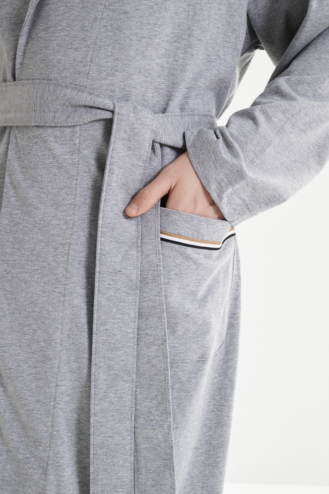 Мужской хлопковый халат 4