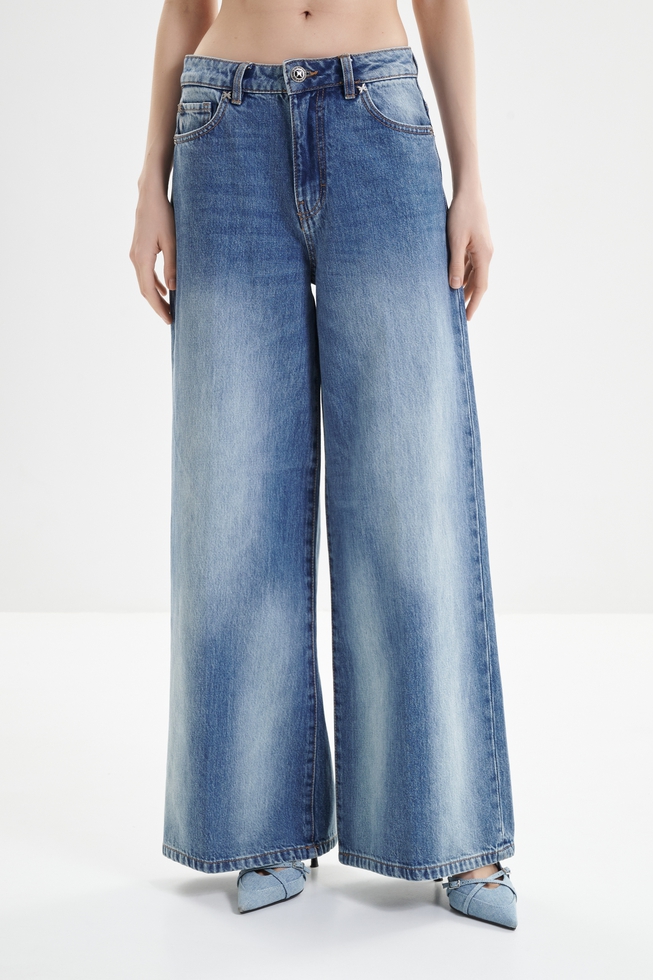 Женские широкие брюки 1