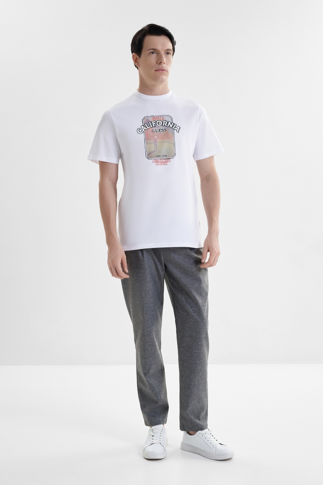 Мужская белая футболка 3