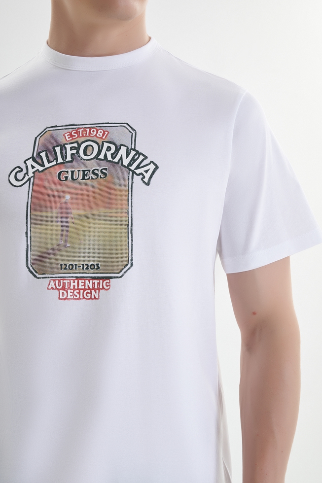 Мужская белая футболка 4