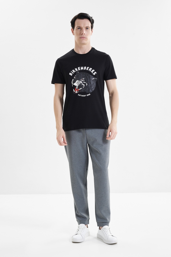  Мужская черная футболка  3