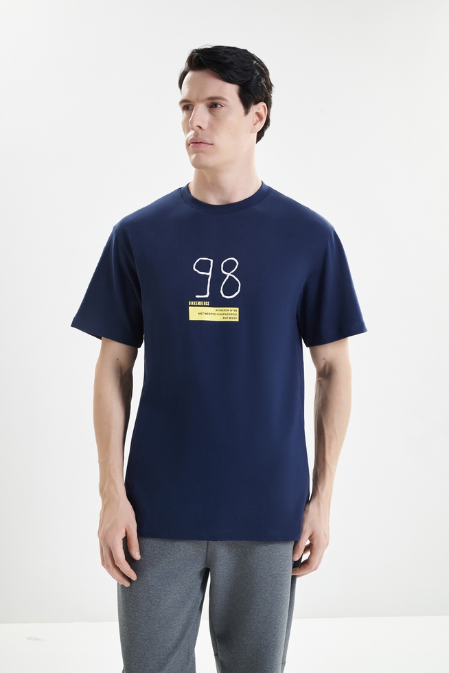  Мужская хлопковая футболка  1