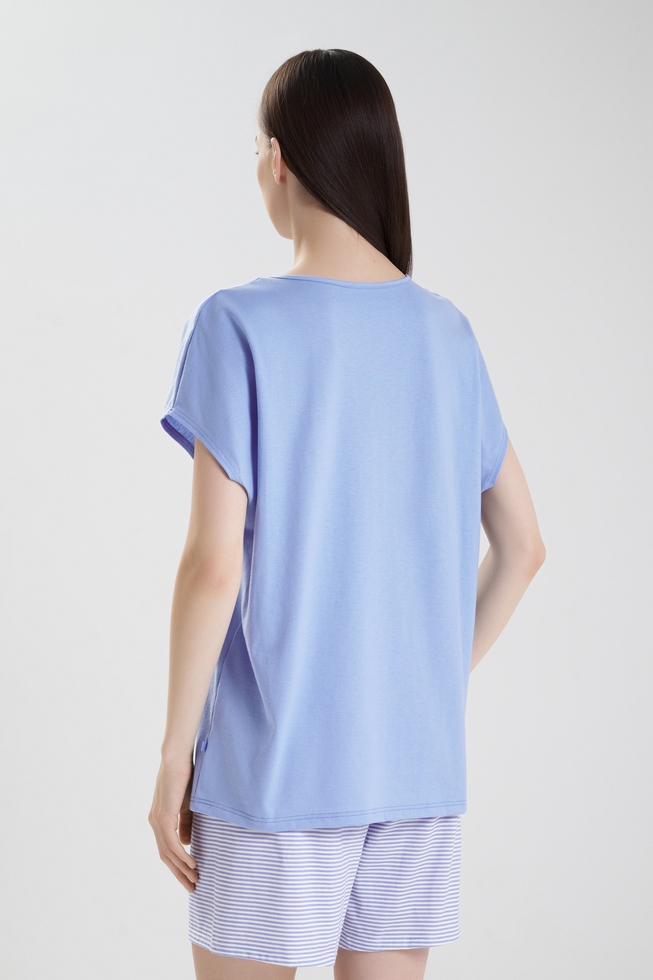  Женская пижама с шортами из хлопка  3