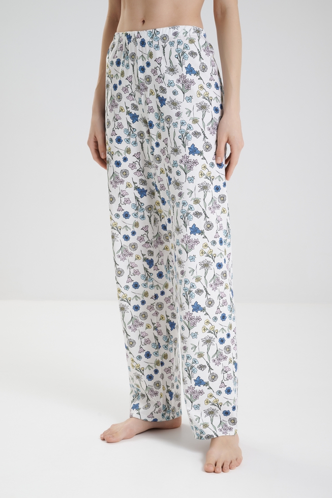  Женская пижама с брюками из хлопка  6