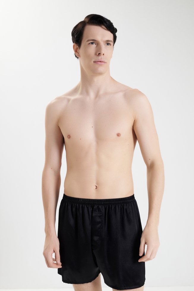 Мужские шелковые трусы-шорты 3