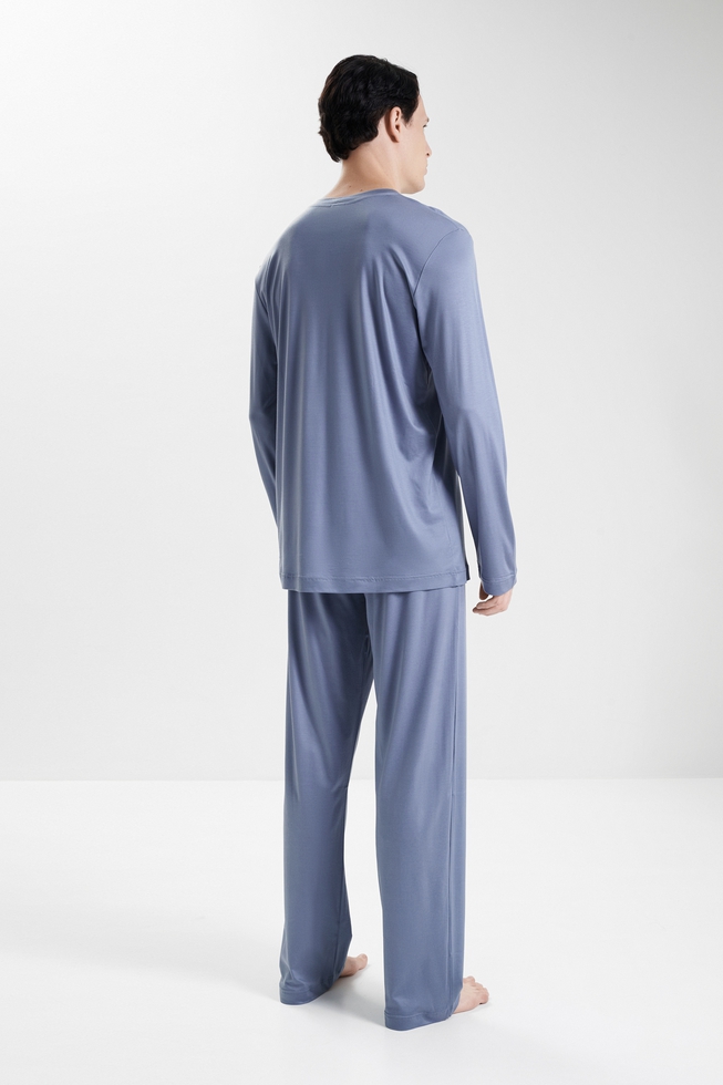 Мужская пижама с брюками 2