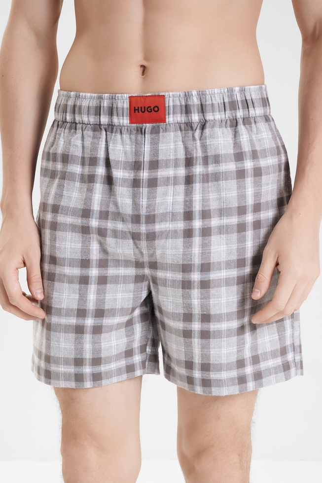 Мужская хлопковая пижама с шортами 5