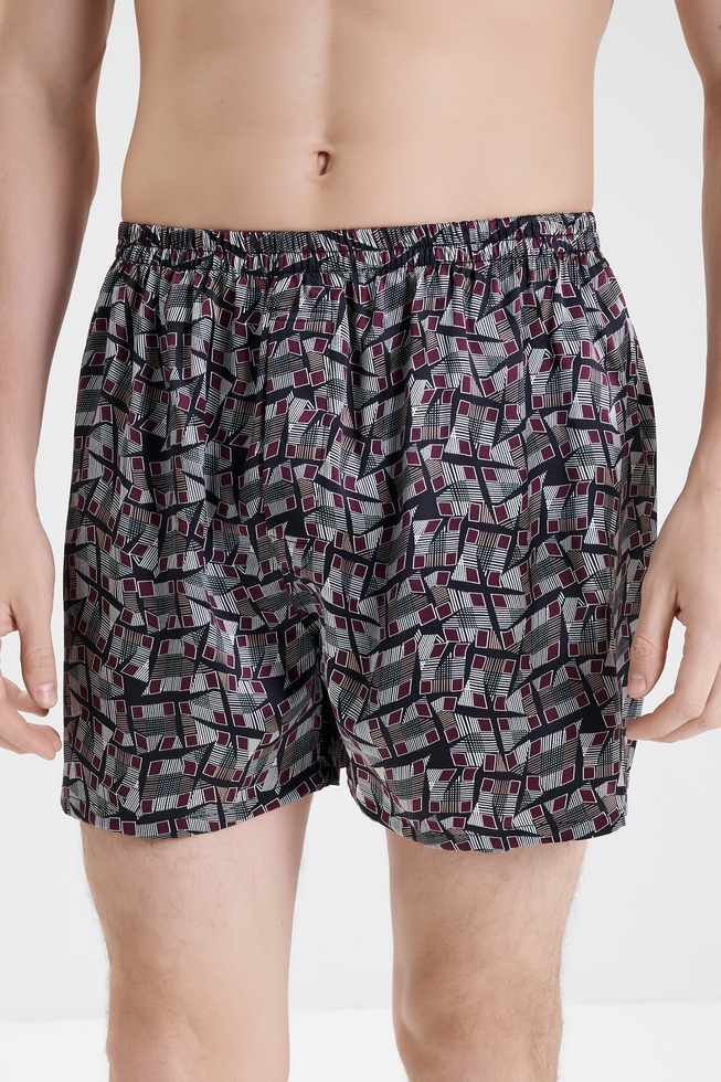 Мужские шелковые трусы-шорты 1