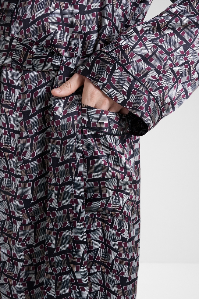 Мужской шелковый халат 4