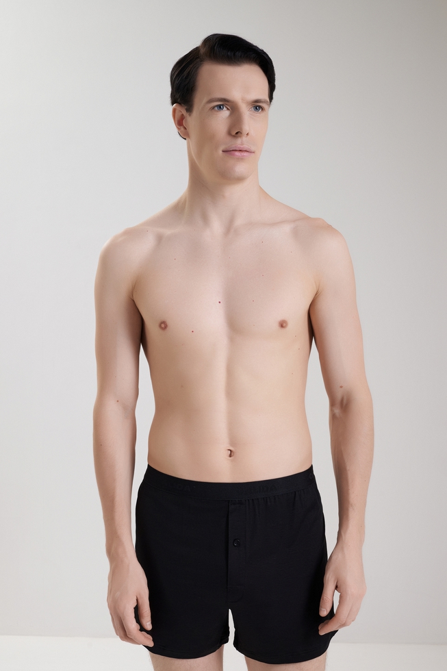 Мужские черные трусы-шорты 3