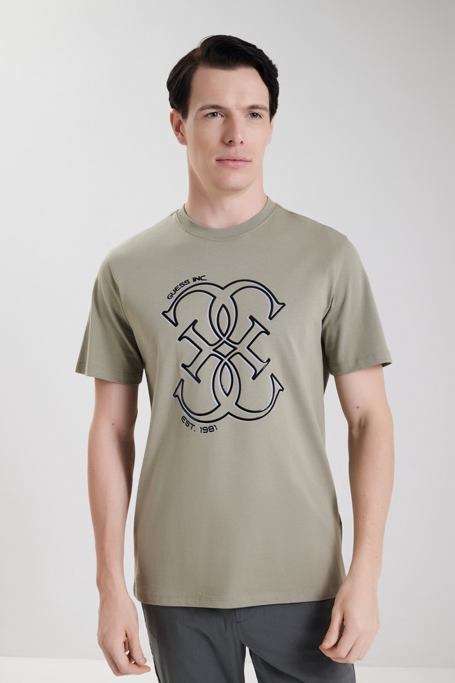  Мужская хлопковая футболка  1