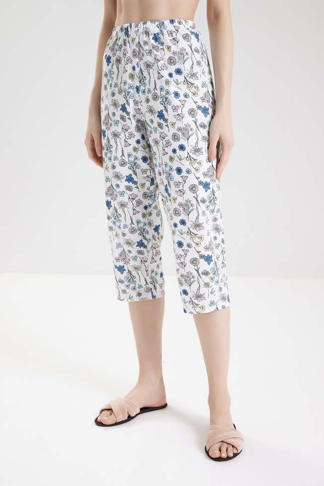  Женская пижама с капри из хлопка 6