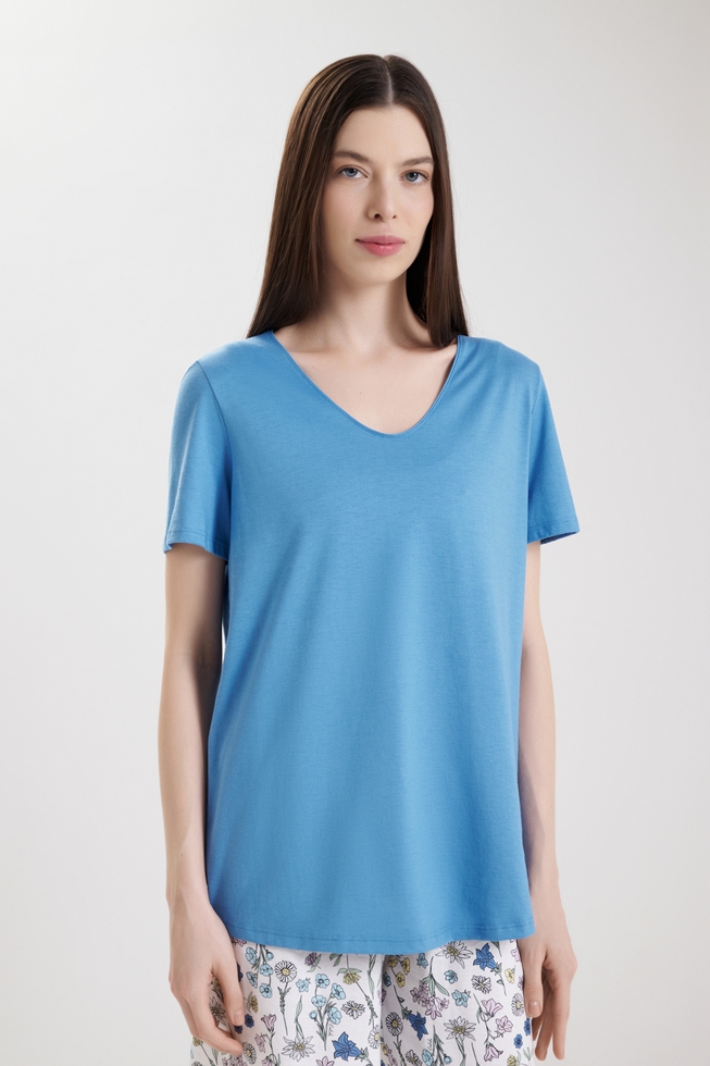  Женская пижама с шортами из хлопка 3