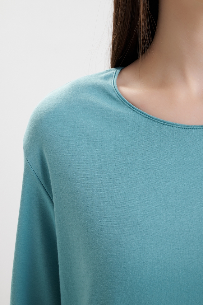  Женская хлопковая пижама с брюками  5