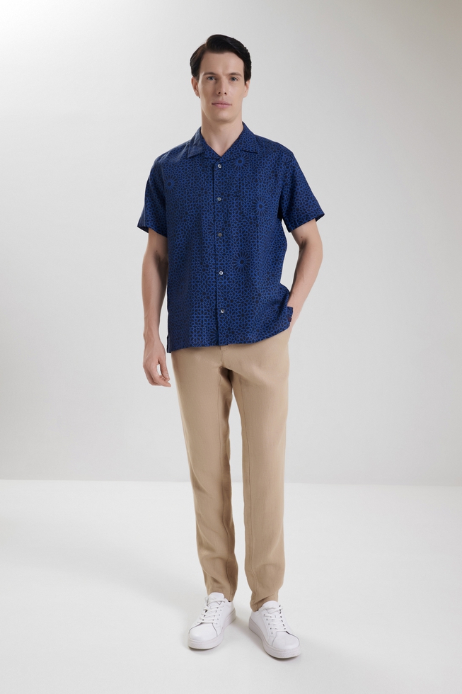 Летние мужские брюки из льна  3