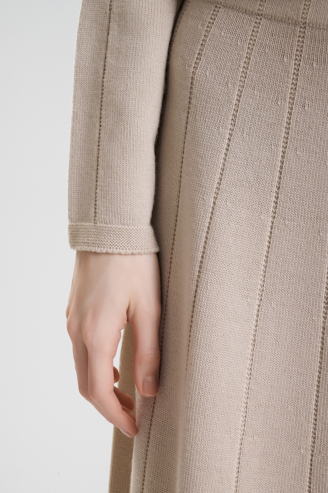 Юбка макси из шерсти 4