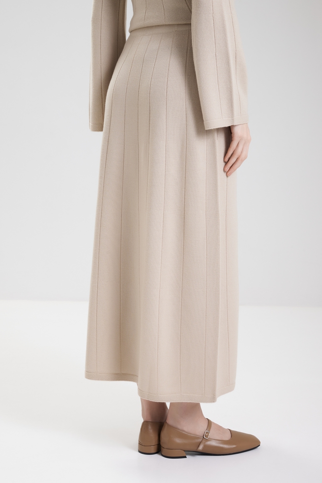 Юбка макси из шерсти 2