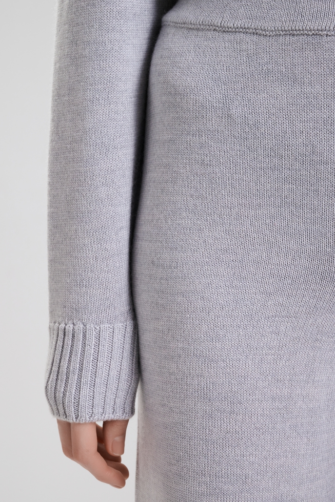  Женские трикотажные брюки из шерсти  4