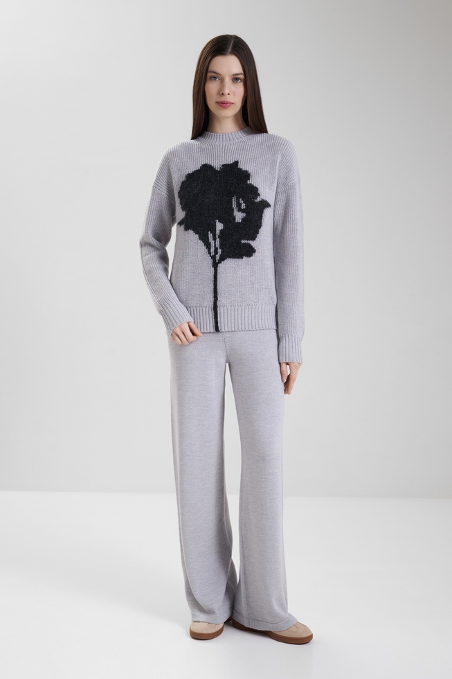  Женский шерстяной джемпер  2