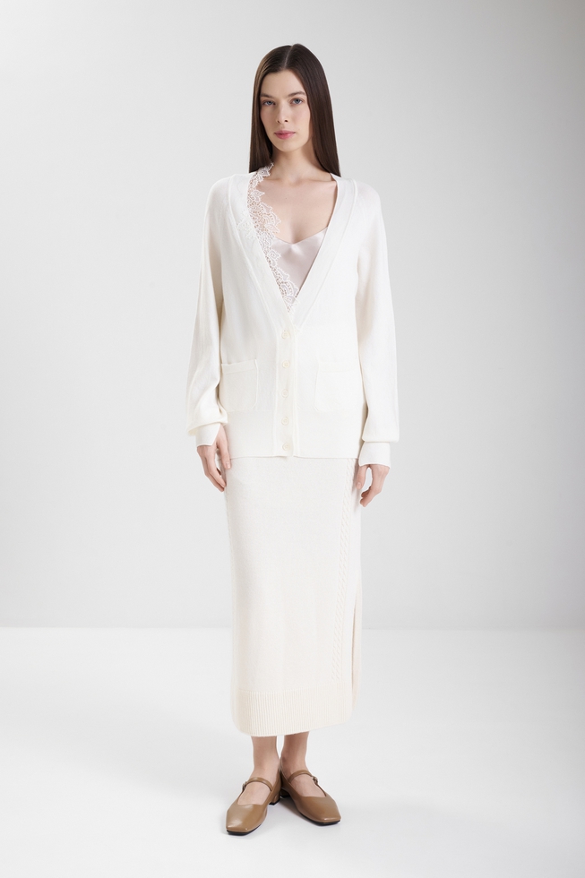  Женский кардиган с вышивкой 3