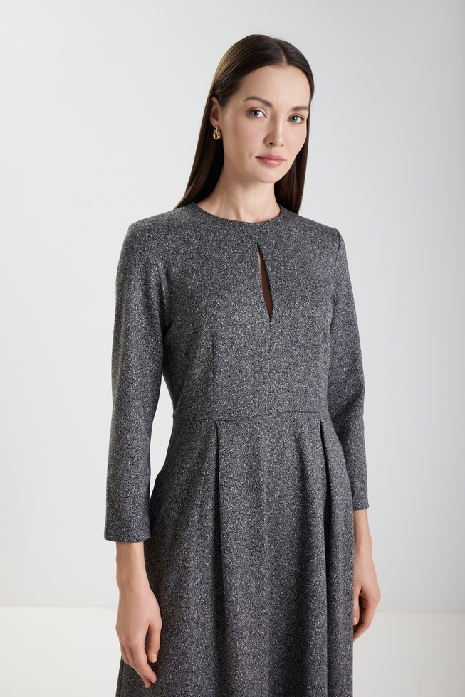  Платье миди с длинным рукавом  3