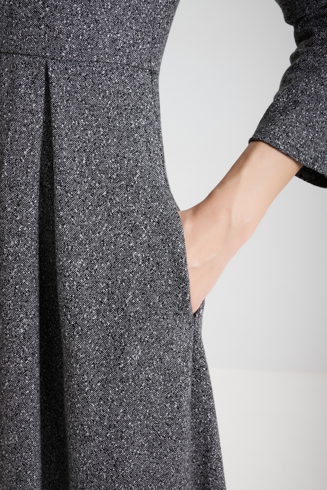  Платье миди с длинным рукавом  4