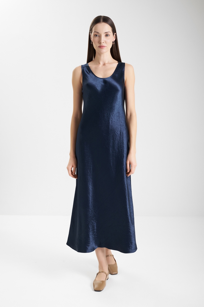  Платье макси из струящейся ткани  1