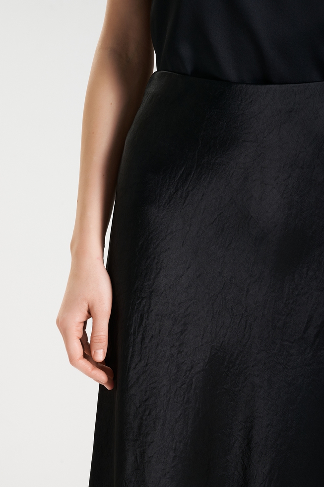 Юбка миди из струящейся ткани  4