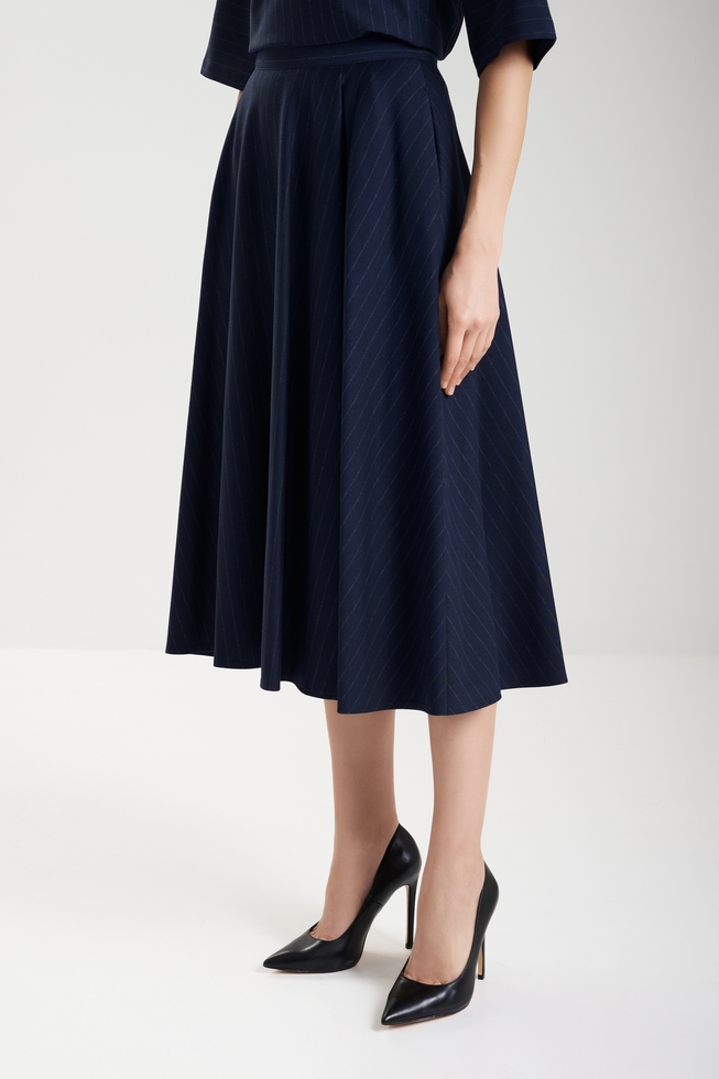  Юбка миди А-силуэта 1