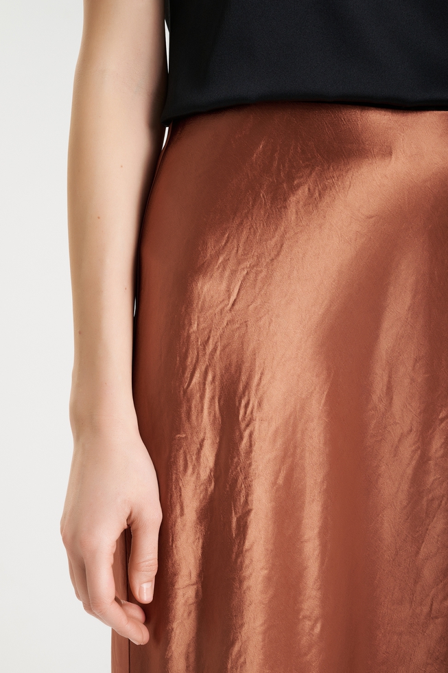  Юбка миди из струящейся ткани  4