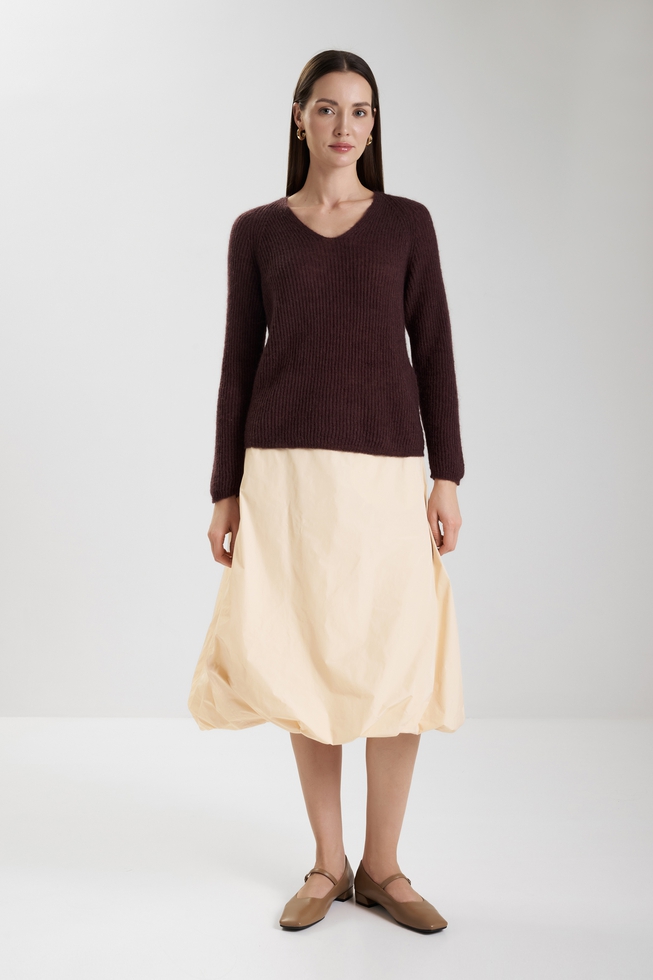  Женский джемпер с мохером  2