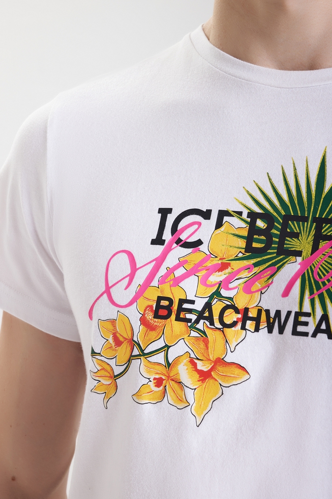  Мужская белая футболка из хлопка 4