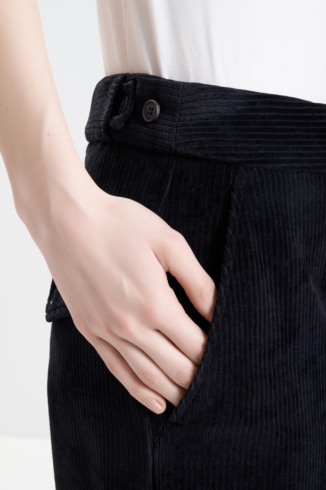 Женские брюки из вельвета  4