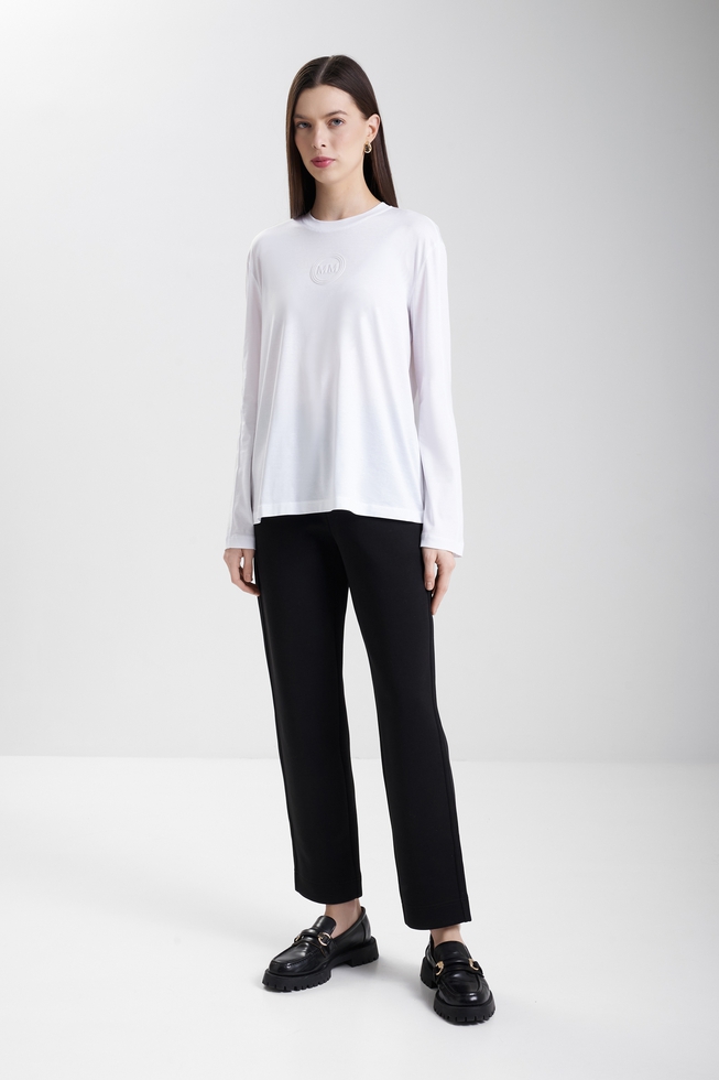 Женский хлопковый лонгслив 3