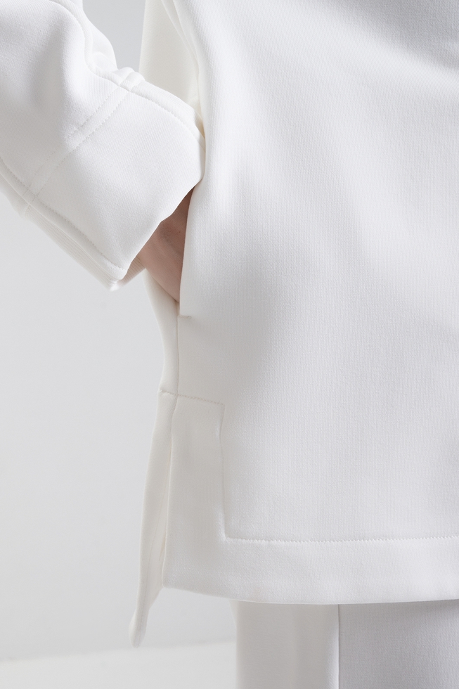 Женская толстовка на молнии с капюшоном  4